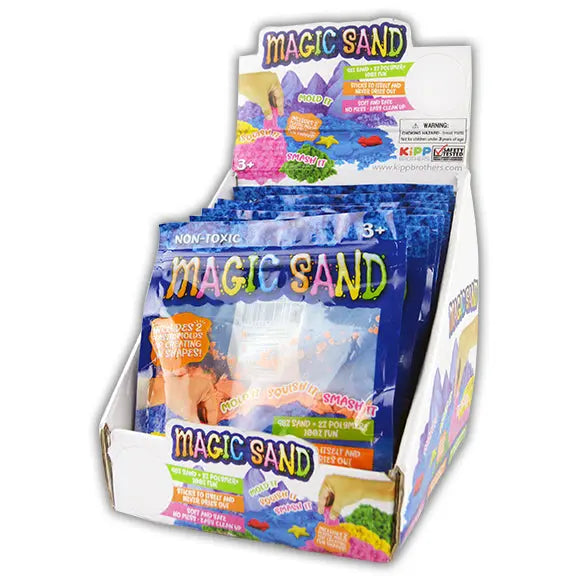 Kinetic Magic Sand Pack - 12 Packs Per Retail Ready Display 27927 KIPP BROTHERS