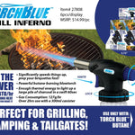 Grill Inferno Torch Head - 6 Pieces Per Retail Ready Display 27808 TORCH BLUE