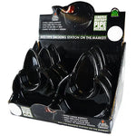 Black Ceramic Extra Large Pipe Holder Ashtray - 6 Pieces Per Retail Ready Display 28205 SMOKEZILLA