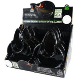 Black Ceramic Extra Large Pipe Holder Ashtray - 6 Pieces Per Retail Ready Display 28205 SMOKEZILLA