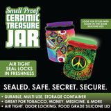 Smell Proof Ceramic Storage Jar - 6 Pieces Per Retail Ready Display 28229 SMOKEZILLA