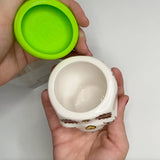 Ceramic Skull Storage Jar - 6 Pieces Per Retail Ready Display 28259 SMOKEZILLA