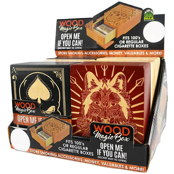 Wood Magic Storage Box - 6 Pieces Per Retail Ready Display 28261 SMOKEZILLA