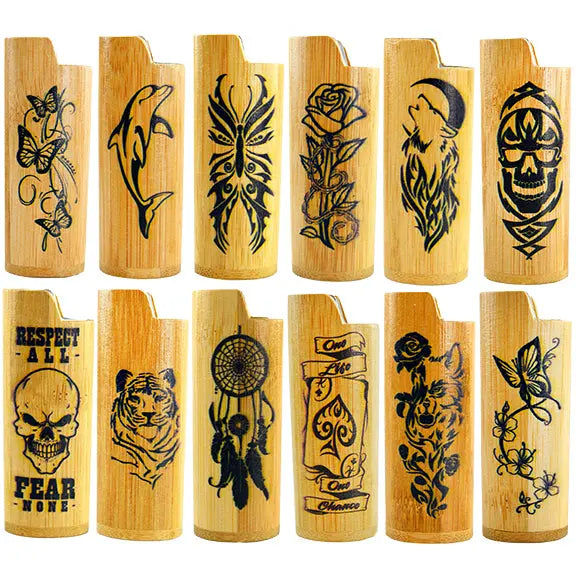 Wood Lighter Case - 12 Pieces Per Retail Ready Display 28276 SMOKEZILLA