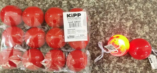 Flashing Red Nose with Strap - 12 Pieces Per Pack 28327 KIPP BROTHERS