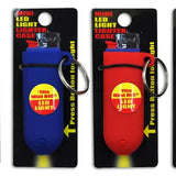 Silicone Lighter Case Key Chain with LED Light - 12 Pieces Per Retail Ready Display 28457 NOVELTY INC