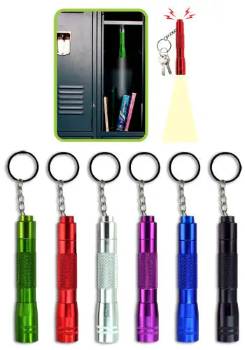 Flashlight Key Chain - 12 Pieces Per Retail Ready Display 28574 NOVELTY INC