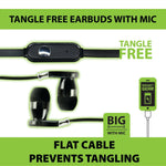 Wired Earbuds with Mic - 3 Pieces Per Pack 28824 GADGET GEAR