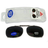 Clip On Flip Up Sunglasses with Case - 2 Pieces Per Pack 28971 DRIVER'S EDGE