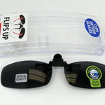 Clip On Flip Up Sunglasses with Case - 2 Pieces Per Pack 28973 DRIVER'S EDGE