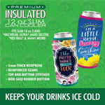 Neoprene Slim Can and Bottle Cooler - 6 Pieces Per Retail Ready Display 30021 POLAR GEAR