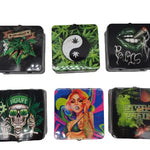 Metal Storage Box with Roll Tray- 6 Pieces Per Retail Ready Display 30026 SPICY ZILLA