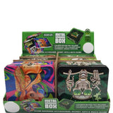 Metal Storage Box with Roll Tray- 6 Pieces Per Retail Ready Display 30026 SPICY ZILLA