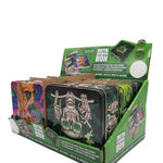 Metal Storage Box with Roll Tray- 6 Pieces Per Retail Ready Display 30026 SPICY ZILLA