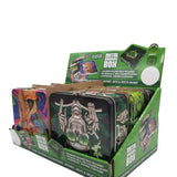 Metal Storage Box with Roll Tray- 6 Pieces Per Retail Ready Display 30026 SPICY ZILLA