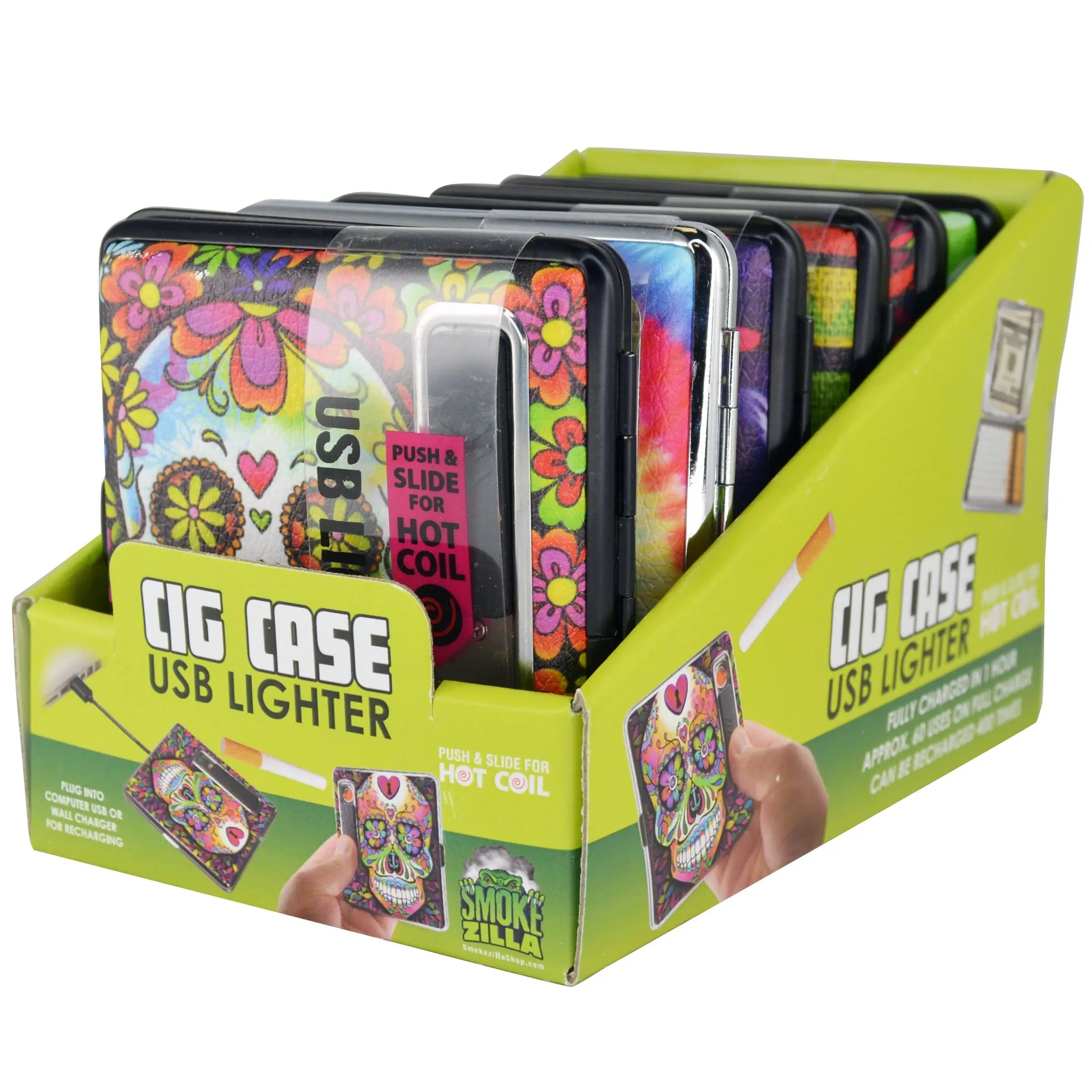 Smoking Accessories Assortment Floor Display - 161 Pieces Per Retail Ready Display 88409 SMOKEZILLA