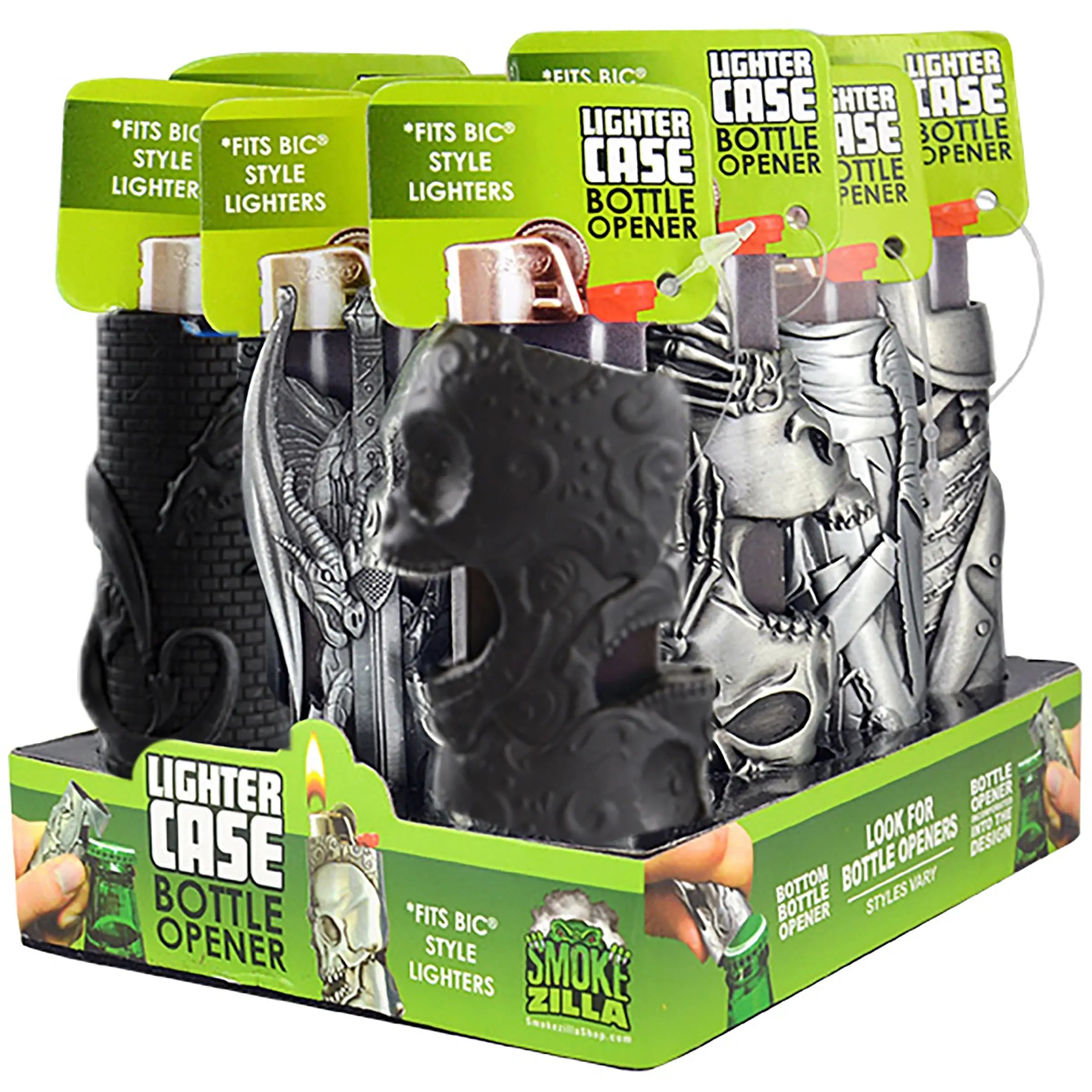 Smoking Accessories Assortment Floor Display - 161 Pieces Per Retail Ready Display 88409 SMOKEZILLA