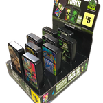 Glow in The Dark Flip Top Torch Lighter - 9 Pieces Per Retail Ready Display 40887 SMOKEZILLA