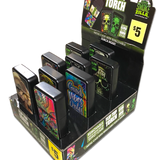 Glow in The Dark Flip Top Torch Lighter - 9 Pieces Per Retail Ready Display 40887 SMOKEZILLA
