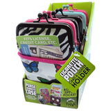 Neoprene Cigarette Pouch with Card and Lighter Holder - 6 Pieces Per Retail Ready Display 40934 SMOKEZILLA