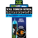 Glow in The Dark Torch Stick Lighter with Bottle Opener - 12 Pieces Per Retail Ready Display 41310 TORCH BLUE