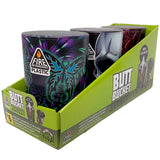 Full Print Butt Bucket Ashtray with LED Light - 3 Pieces Per Retail Ready Display 41353 SMOKEZILLA