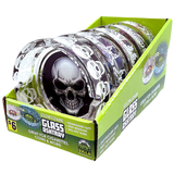 Glow in The Dark Glass Ashtray - 5 Pieces Per Retail Ready Display 41358 SMOKEZILLA