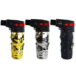 Metallic XXL Skull Torch Lighter - 6 Pieces Per Retail Ready Display 41380 SMOKEZILLA