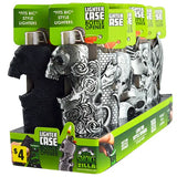 Metal Mystic Lighter Case with Bottle Opener Assortment - 12 Pieces Per Retail Ready Display 41387 SMOKEZILLA