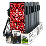 Survival Cigarette & Lighter Case with Carabineer - 7 Pieces Per Retail Ready Display 41408 SMOKEZILLA