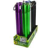 Metal Cigarette Saver Tube Key Chain with Bottle Opener - 12 Pieces Per Retail Ready Display 41431 SMOKEZILLA