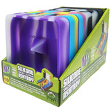 Silicone Ashtray with Assorted Colors - 6 Pieces Per Retail Ready Display 41467