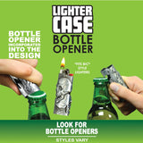 Metal Mystic Lighter Case with Bottle Opener Assortment - 12 Pieces Per Retail Ready Display 41491 SMOKEZILLA