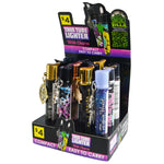 Thin Tube Lighter with Charm - 12 Pieces Per Retail Ready Display 41507 SMOKEZILLA