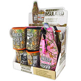 Neoprene Camo Can and Bottle Suit Cooler Assortment - 11 Pieces Per Retail Ready Display 88169 POLAR GEAR