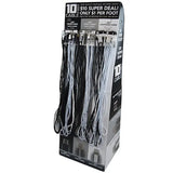 10FT Braided Sync and Charge Cable Assortment Floor Display - 24 Pieces Per Retail Ready Display 88299 GADGET GEAR