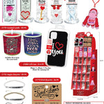 Valentine's Day Cupid's Corner Assortment Floor Display - 48 Pieces Per Retail Ready Display 88305 KIPP BROTHERS