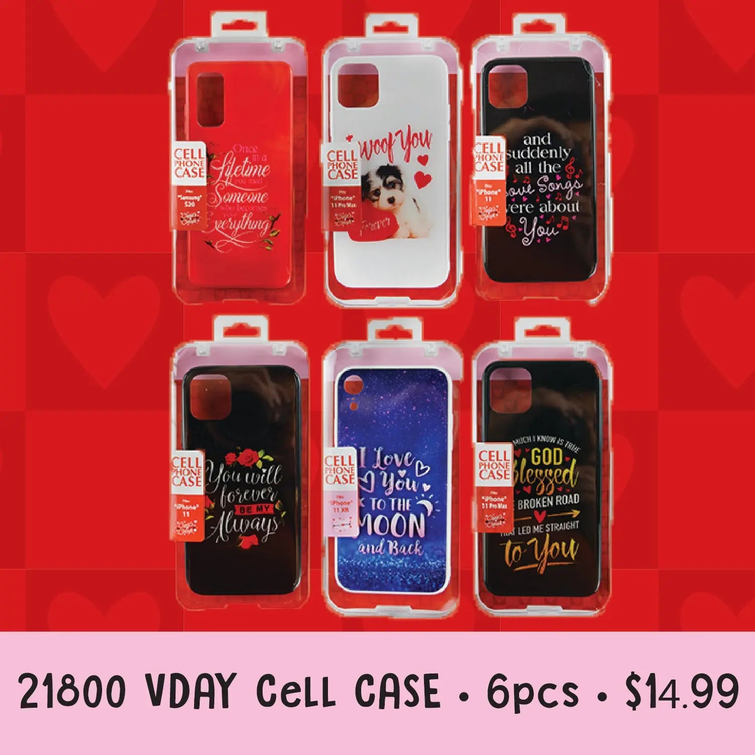 Valentine's Day Cupid's Corner Assortment Floor Display - 48 Pieces Per Retail Ready Display 88305 KIPP BROTHERS