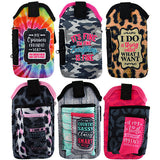 Cell Phone Pouch Neoprene with Pocket - 6 Pieces Per Retail Ready Display 88324