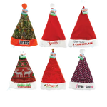 Christmas Santa Winter Hat - 6 Pieces Per Pack 22652 NOVELTY INC