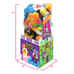 Plush Mohawk Monkey Assortment Floor Display - 24 Pieces Per Retail Ready Display 88343 KIPP BROTHERS