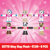 Valentine's Day Rose Plush Assortment Floor Display - 48 Pieces Per Retail Ready Display 88348 KIPP BROTHERS