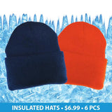 Winter Knit Hat Beanie and Glove Assortment Floor Display - 72 Pieces Per Retail Ready Display 88367 POLAR GEAR
