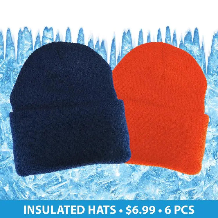 Winter Knit Hat Beanie and Glove Assortment Floor Display - 72 Pieces Per Retail Ready Display 88367 POLAR GEAR