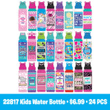Water Bottle and Plush Assortment Floor Display - 30 Pieces Per Retail Ready Display 88363