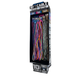 10FT Braided Sync and Charge Cable Assortment Floor Display - 36 Pieces Per Retail Ready Display 88385 NOVELTY INC
