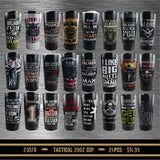 Patriotic Tac Gear Insulated Cup and Accessory Assortment - 84 Pieces Per Retail Ready Display 88387 TAC GEAR