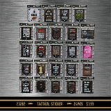 Patriotic Tac Gear Insulated Cup and Accessory Assortment - 84 Pieces Per Retail Ready Display 88387 TAC GEAR