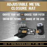 Patriotic Tac Gear Hat and Accessory Assortment Floor Display (Clean) - 56 Pieces Per Retail Ready Display 88469 TAC GEAR