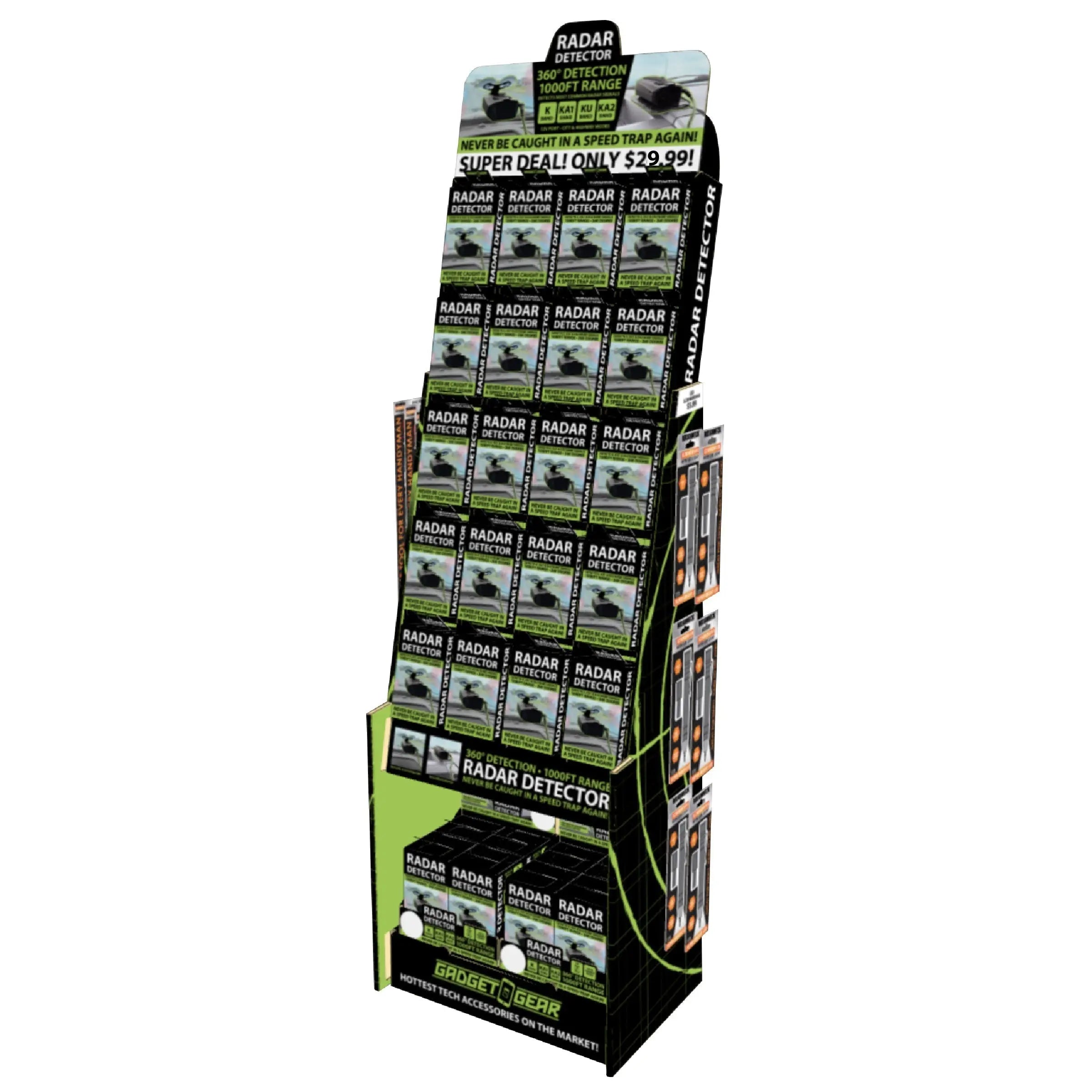 Radar Detector Floor Display - 32 Pieces Per Retail Ready Display 88400 GADGET GEAR